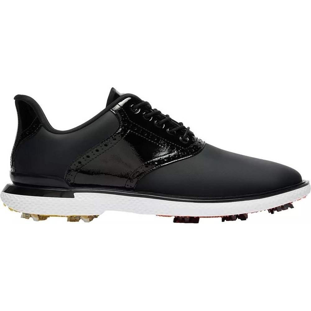G/FORE Mens Gallivan2r G/Lock TPU Saddle Golf Shoes Onyx Black Sz 9.5 NWB No Lid